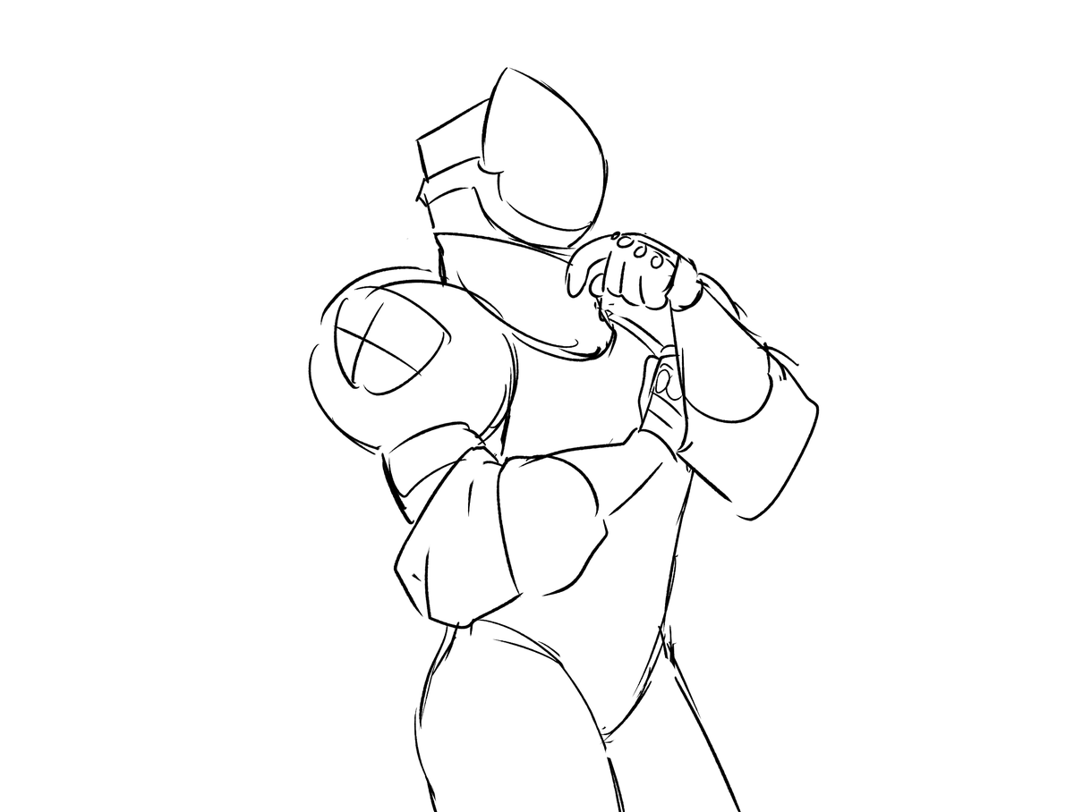 DKAKDNDS's tweet photo. me pondering why people like my art and my knights https://t.co/N5I3GSvR2j