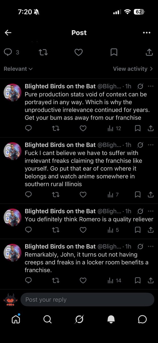 modelotime's tweet photo. @BlightedBirds @breedelio You see what I mean about schizophrenic shit? You are deranged. Seek professional help. https://t.co/T5Md6HmNYW