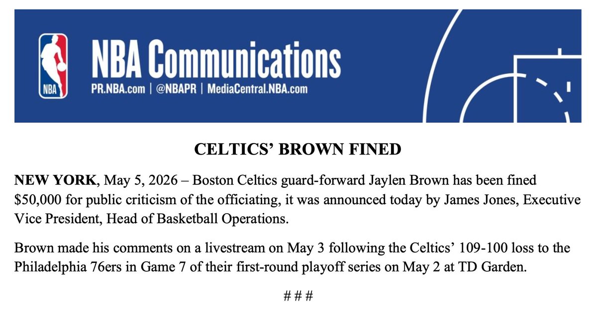 NBA Communications tweet media