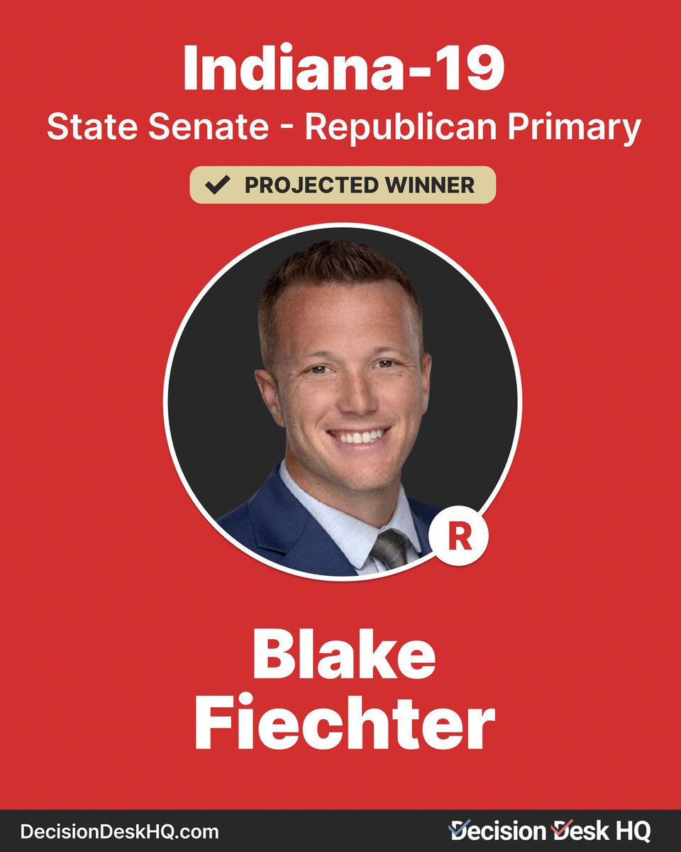 libsoftiktok's tweet photo. Trump-backed Blake Fiechter WINS his primary against Indiana State Sen. Travis Holdman who voted AGAINST a Republican-led redistricting plan https://t.co/w5ptezzuPE