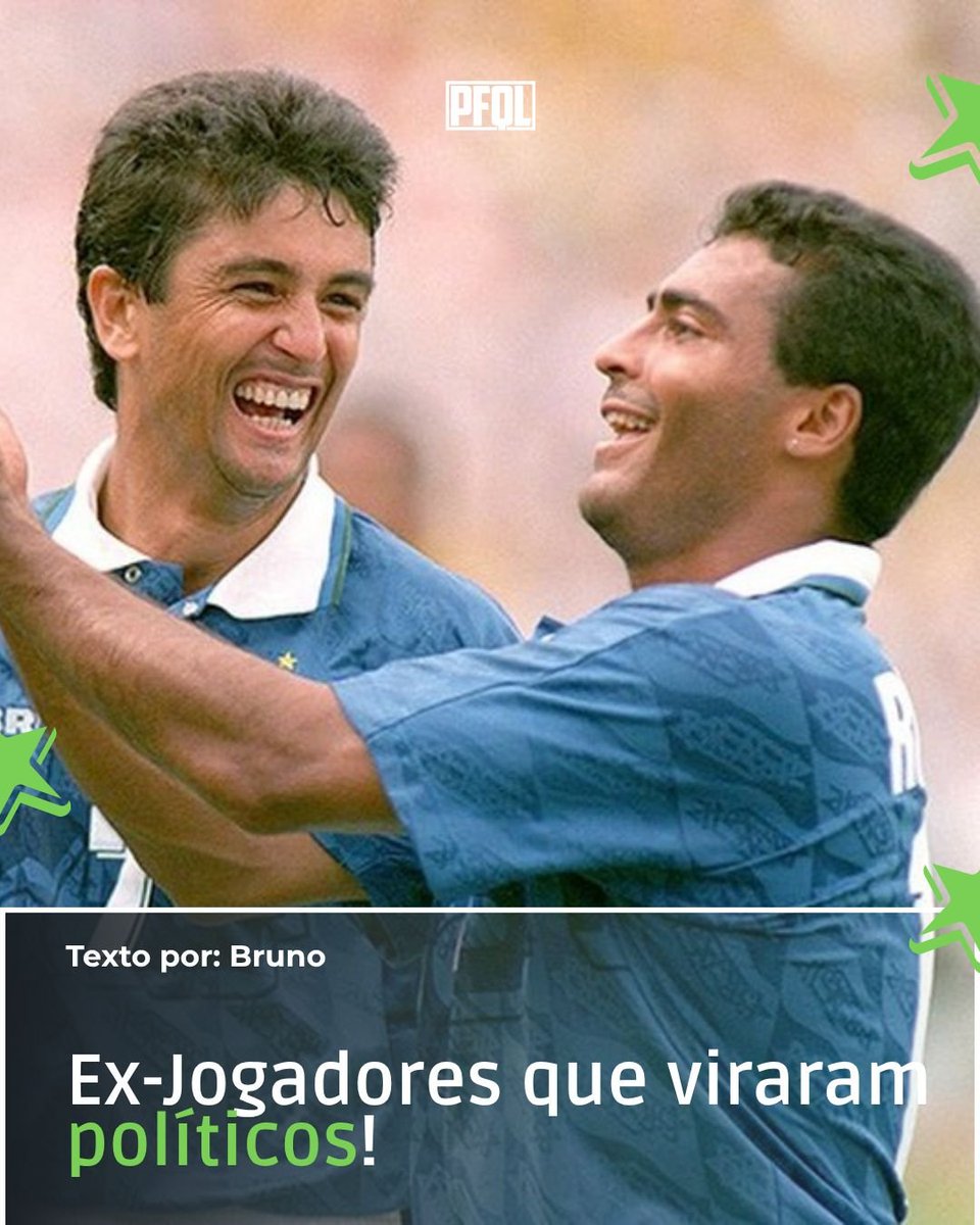 EX-JOGADORES QUE VIRARAM POLÍTICOS

A transição dos gramados para a política não é tão rara quanto parece. Ao longo das últimas décadas, jogadores que construíram suas carreiras sob os holofotes passaram a ocupar também o espaço público fora do esporte, levando consigo