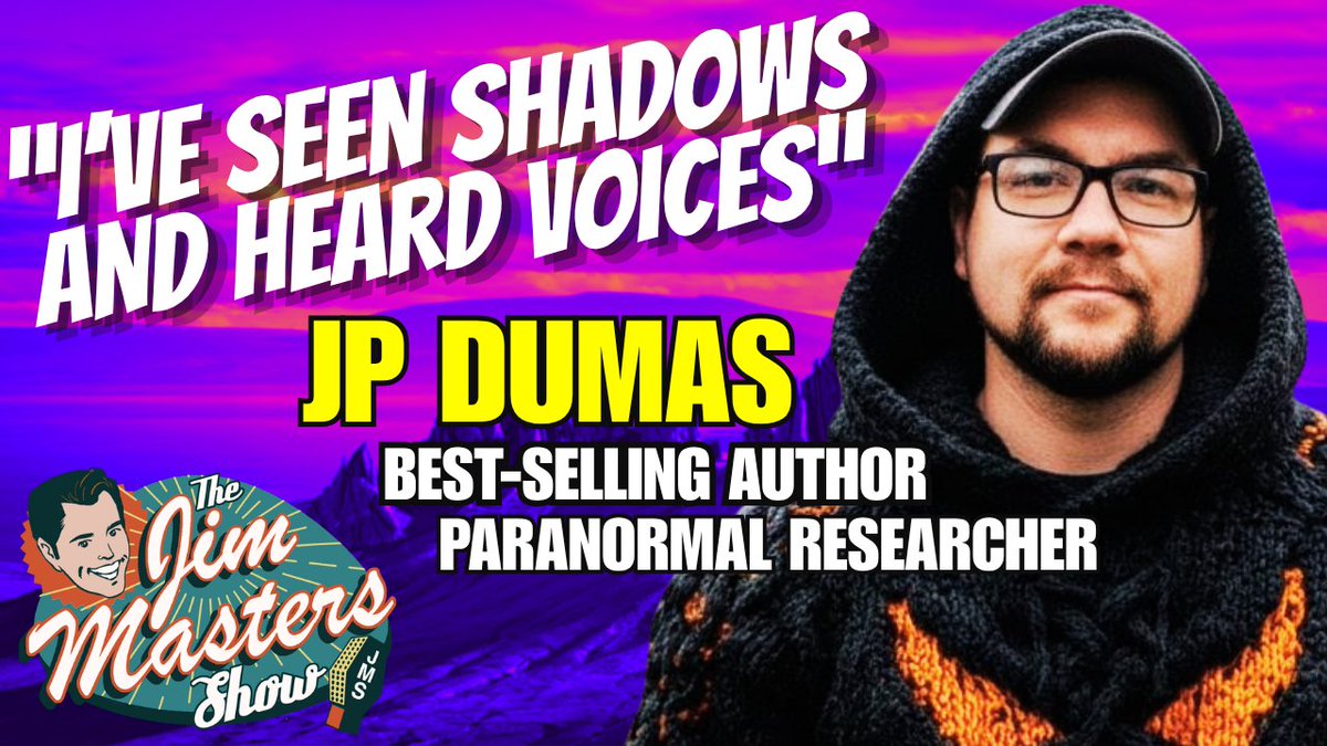 JimMastersTV's tweet image. Just dropped! A new episode of The Jim Masters Show celebrity talk show series as best-selling #author #paranormal #researcher #explorer JP Dumas is my special guest for an eye-opening, deep dive #interview. Watch here: youtube.com/watch?v=xhBGyI…. Enjoy! #thejimmastersshow #jpdumas