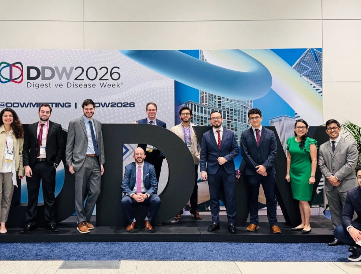 JoseV_MD's tweet photo. Happy to attend #DDW2026 and present our lab’s work on precision obesity and bariatrics 🧬🩺, selected for a Fellow Abstract Award.

Grateful for the support of my team and mentor @dr_aac, and for connecting with friends and colleagues in GI in the beautiful Chicago 🌆 https://t.co/EJki3y1qwN