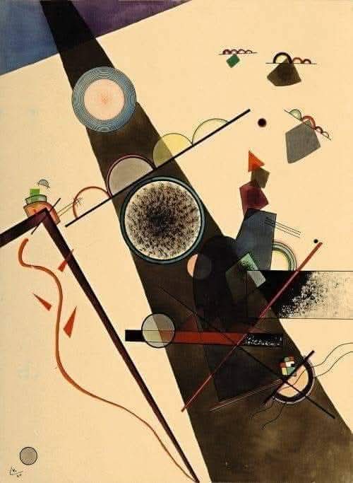 aufgehenderRest's tweet photo. “People demand freedom of speech as a compensation for the freedom of thought which they seldom use.”

― Søren Kierkegaard

Vassily Kandinsky
Brown Beam, 1924 https://t.co/4LGPGiPSJS