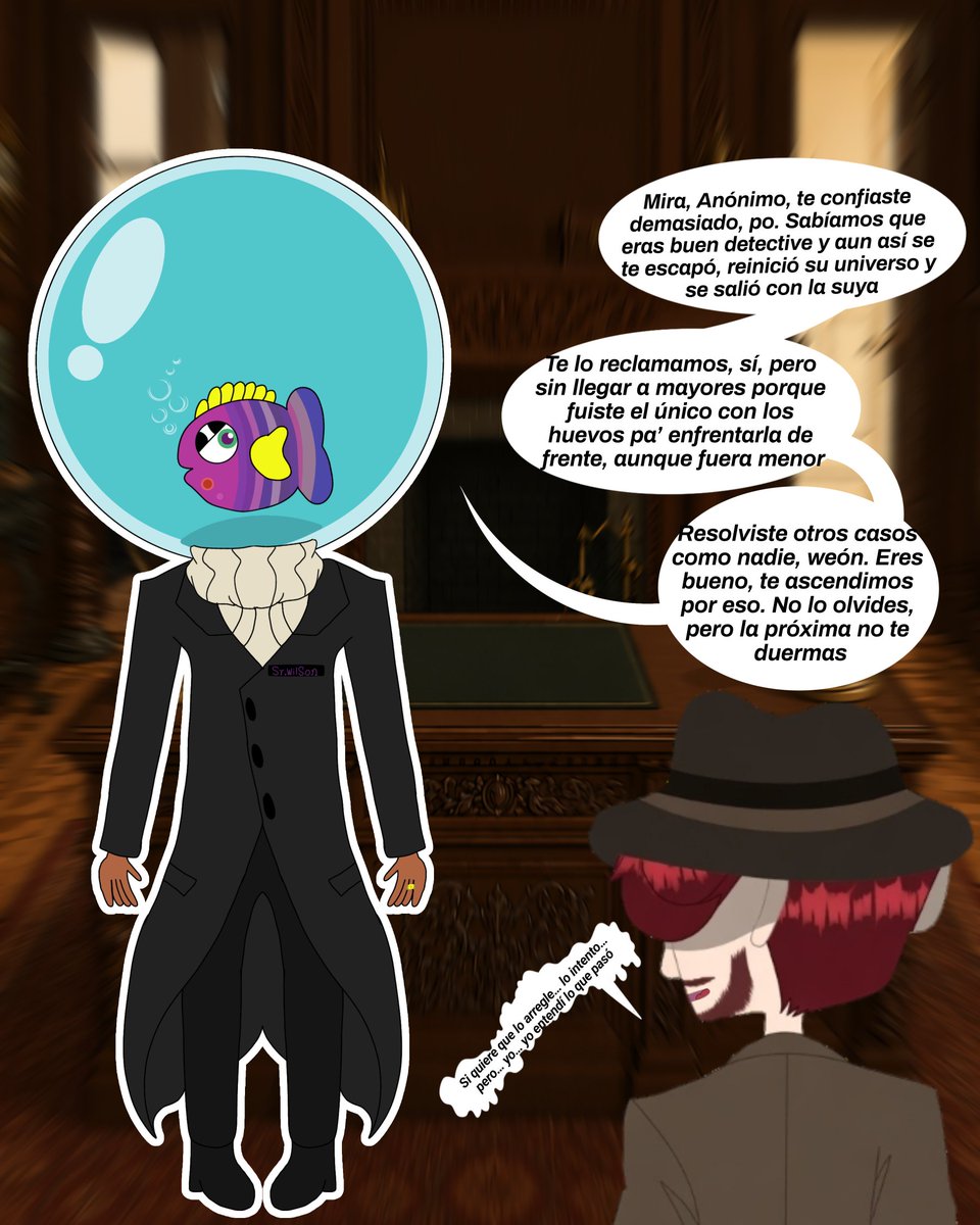 g_wuorlxd's tweet photo. Tras la derrota ante Chamoy.exe, Anónimo se rindió, rehizo su vida y terminó casándose con una ex enfermera británica de la Asociación Sinfonía Temporal que lo ayudó a sanar, aunque de ella casi no se sabe nada
#distrollerfan   #ocs #distroller #Au https://t.co/0wCXR5RDUR