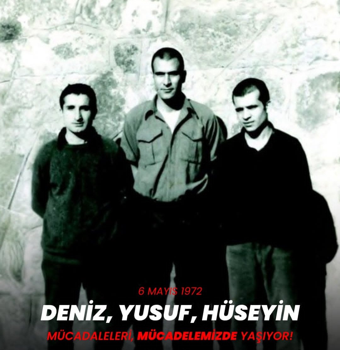 58gonca's tweet photo. Saygıyla sevgiyle özlemle ... 🥺 #6mayıs1972 #DenizGezmiş #hüseyininan #mahirçayan #yusufaslan #DarağacındaÜçFidan https://t.co/mvRWRc5MF6