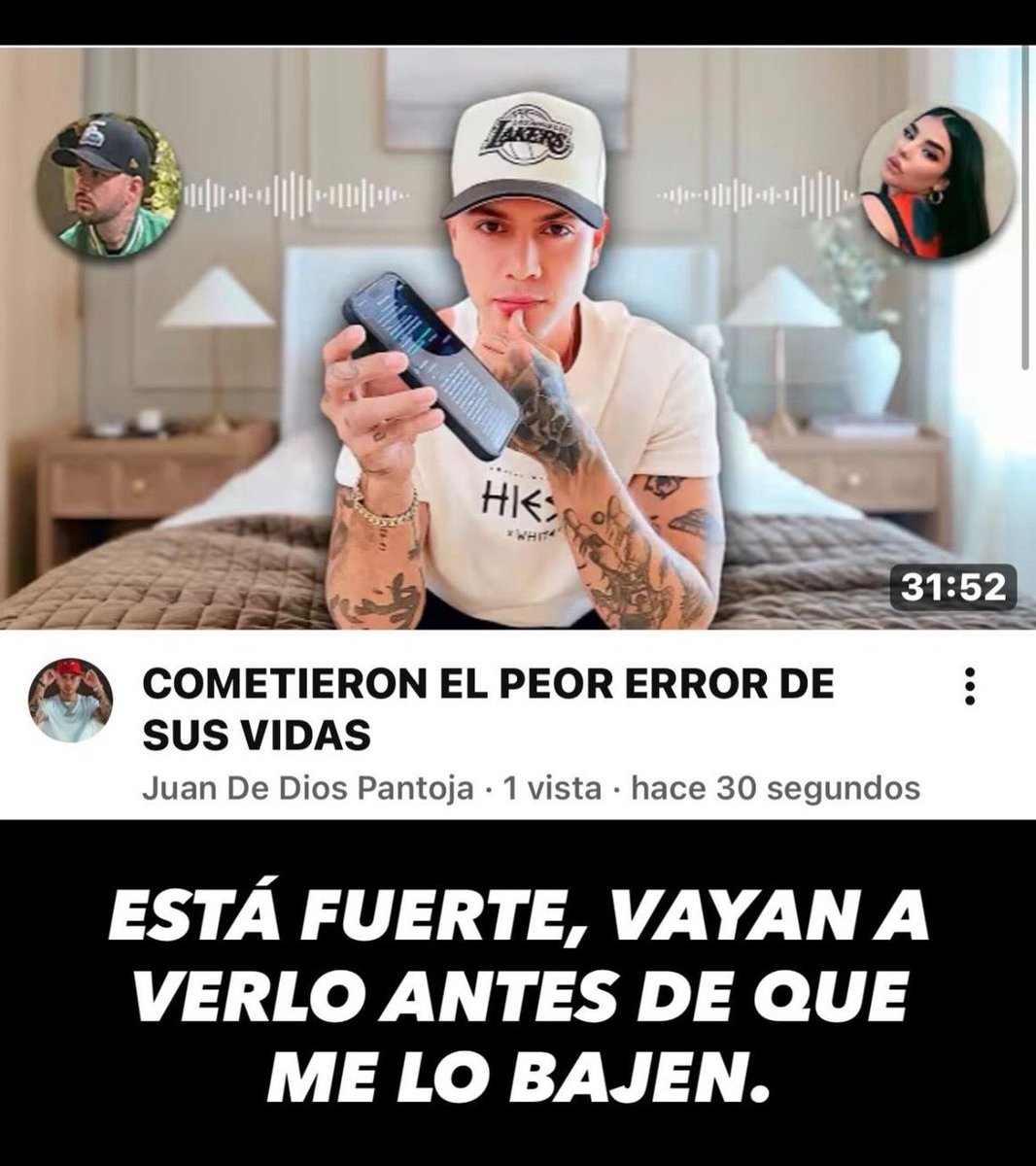 Todo está mal en la familia Pantoja-Loaiza, desde Steff que permitió que Mario le pegara a su papá, Kimberly que no puso ni un peso para el hospital de la mamá, hasta el pinche muerto de hambre de Juan de Dios que hace ese tipo de videos para monetizar. DAN ASCO 🤢