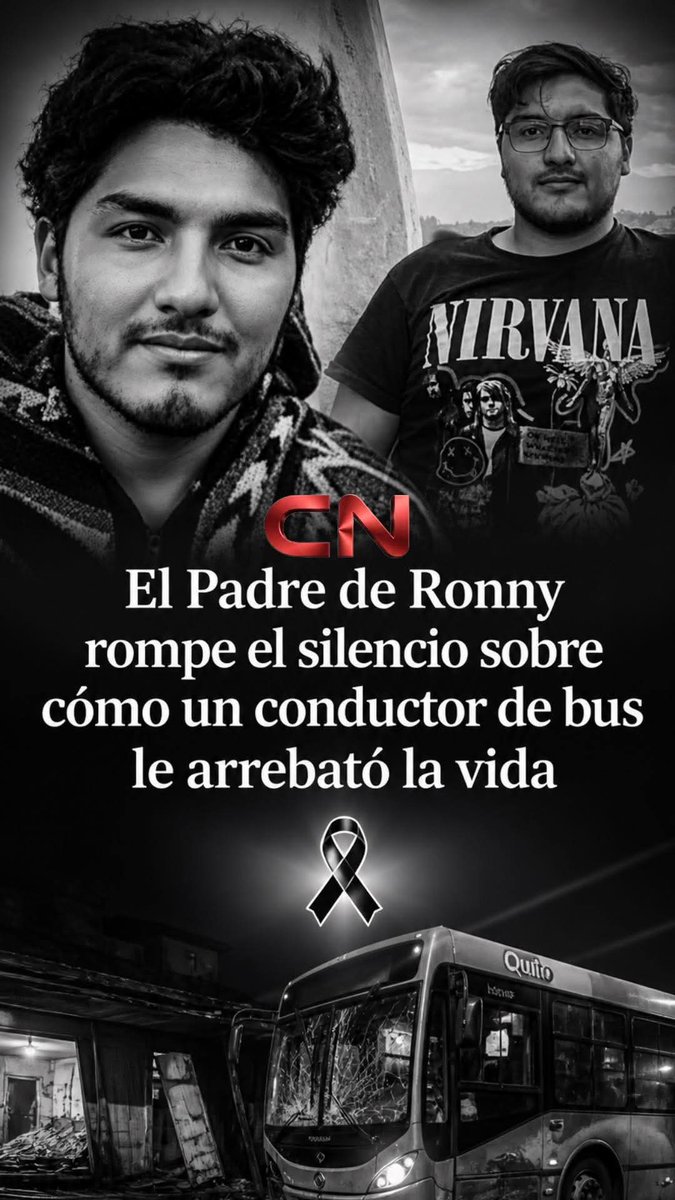 #RonyGarcía es la VÍCTIM4 de un #abusero de #Quito q SUBSIDIADO con nuestra plata iba BORRACH0 y lo 4tropelló en la puerta de su casa. En 2 días se iba a graduar de Ing Politécnico