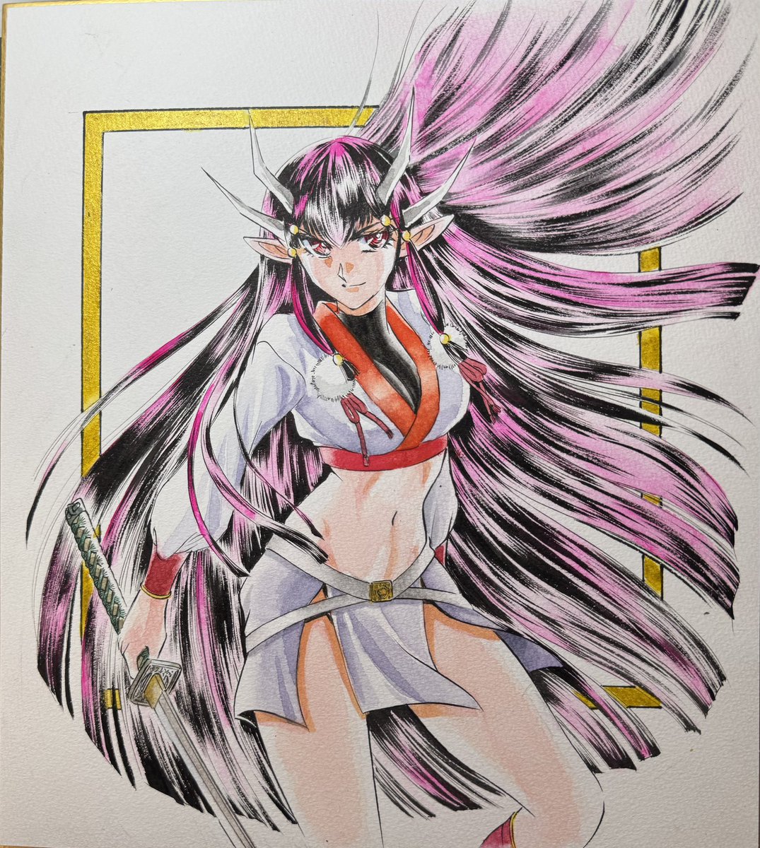 atoc_sasaki's tweet photo. 「飢えの王」（The Lord of the Siege」より。鬼灯ちゃん完成^ ^

#ジャパコミ2026 https://t.co/6jbKs7JZQi