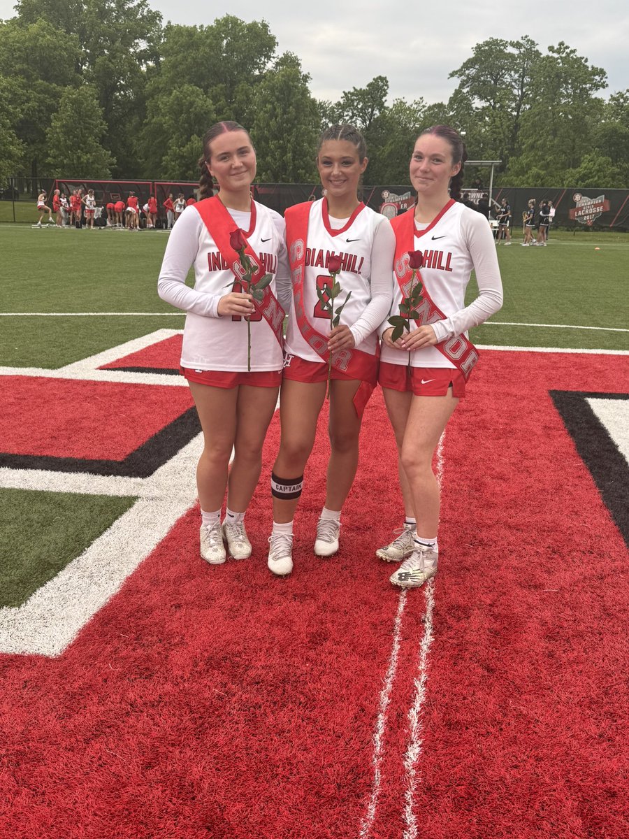 ihbravesad's tweet image. Congratulations to our 2026 Indian Hill Women’s Lacrosse Seniors Meran Phelps, Chelsey Semrad, and Cora Riggs. “Once a Brave always a Brave”❤️🥍
