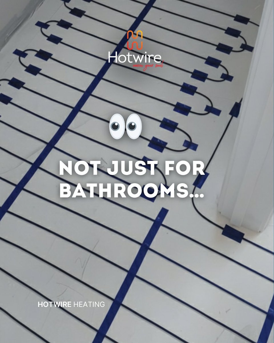 Hotwire_Heating's tweet photo. Unexpected places you can install Underfloor Heating... https://t.co/yGdpH9iP8I