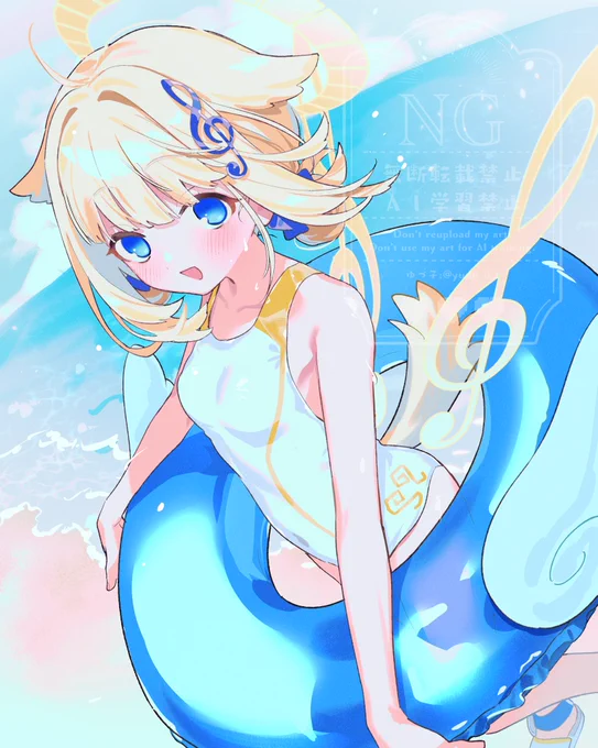 前あげた時妙に画質悪かったから水着ブラスちゃんも再掲