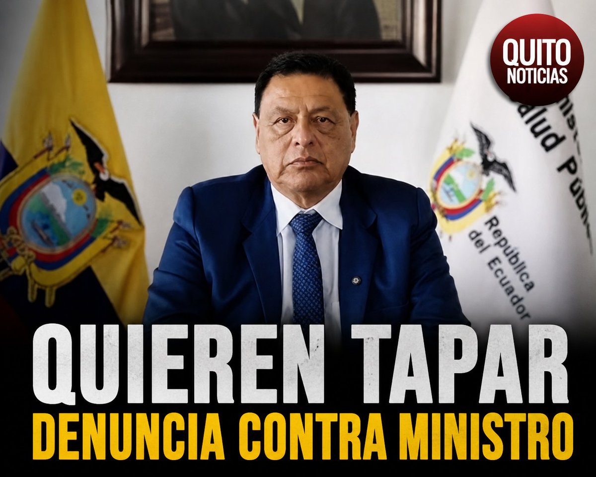 🚨 FISCALÍA PIDE ARCHIVAR DENUNCIA POR HOMICIDIO CULPOSO CONTRA EL NUEVO MINISTRO DE #SALUD
🔹 Lee👇
facebook.com/share/p/1EQJTg…
<a href="/Salud_Ec/">Ministerio de Salud Pública 🇪🇨</a> 
<a href="/FiscaliaEcuador/">Fiscalía Ecuador</a>