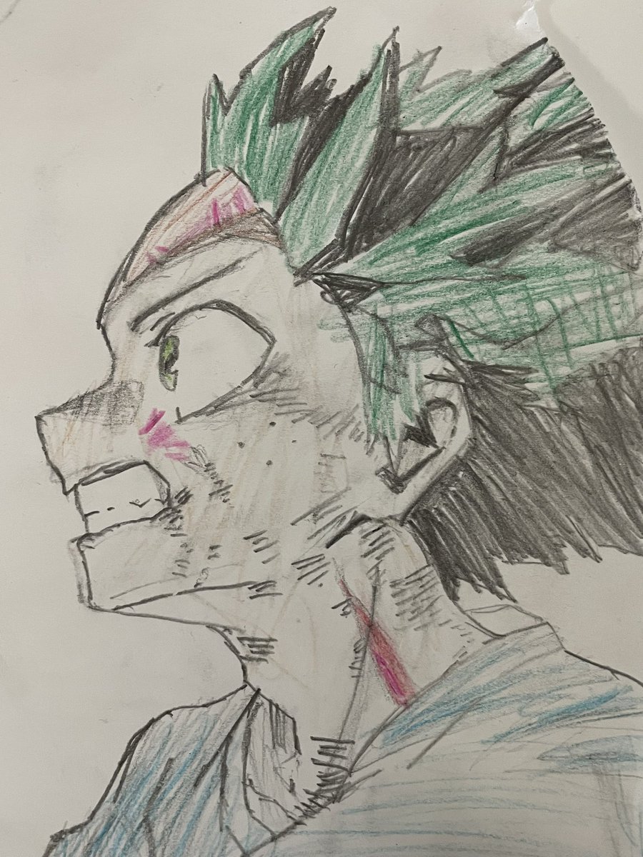 ゴールデンウィークに描いた僕のヒーローアカデミア🟩デク