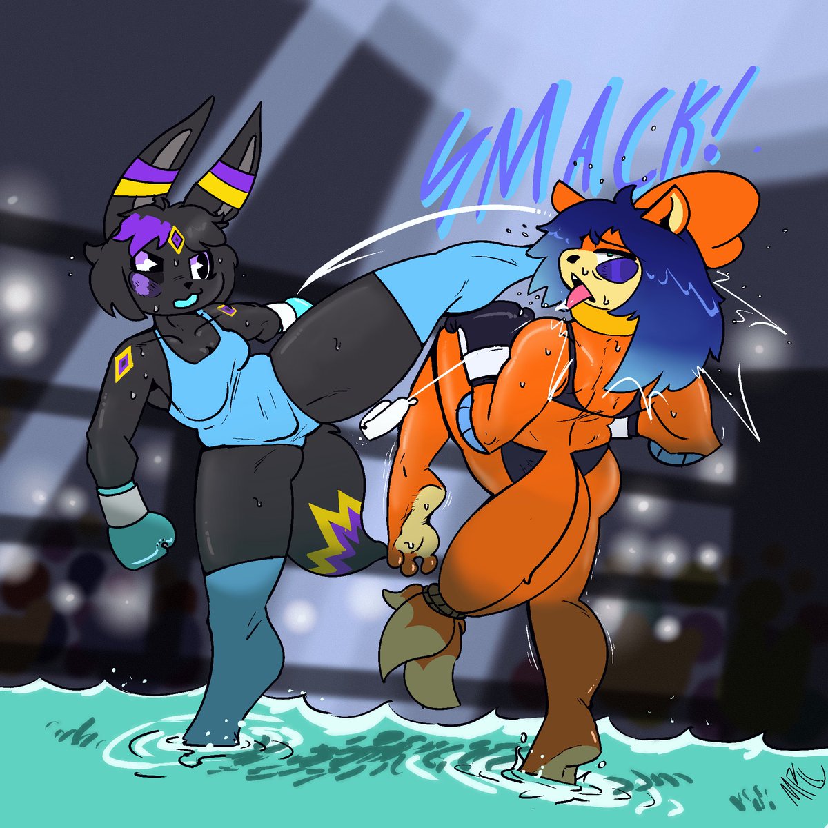 WET KO 💥💦/Pool boxing~

[Commission for <a href="/Dumb_gal_dilo/">Dilostoopid</a> ]