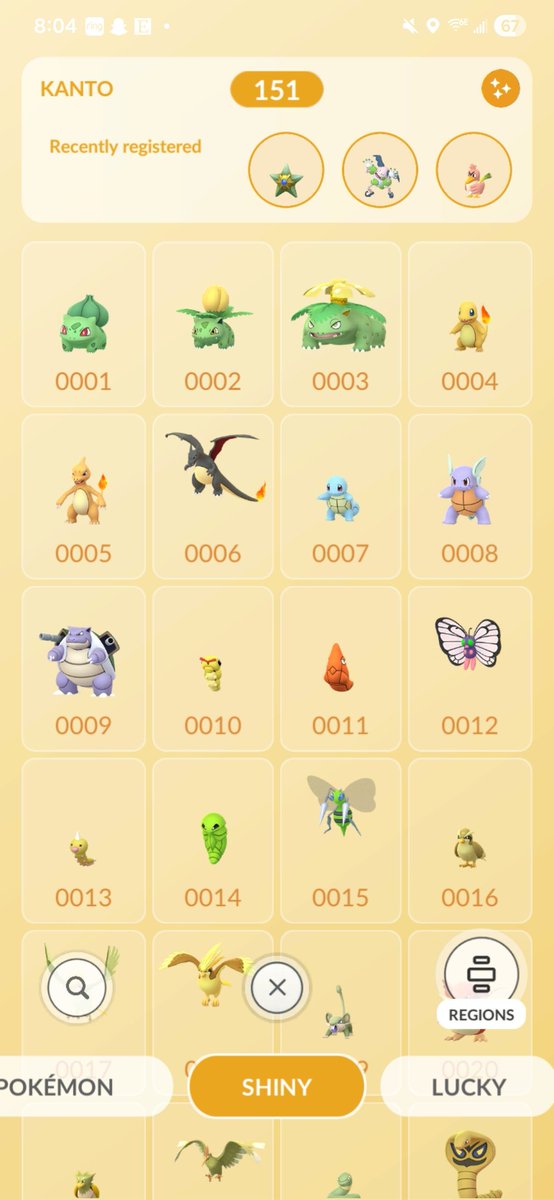 Dje824's tweet image. Completed shiny Kanto tonight :) #PokemonGo