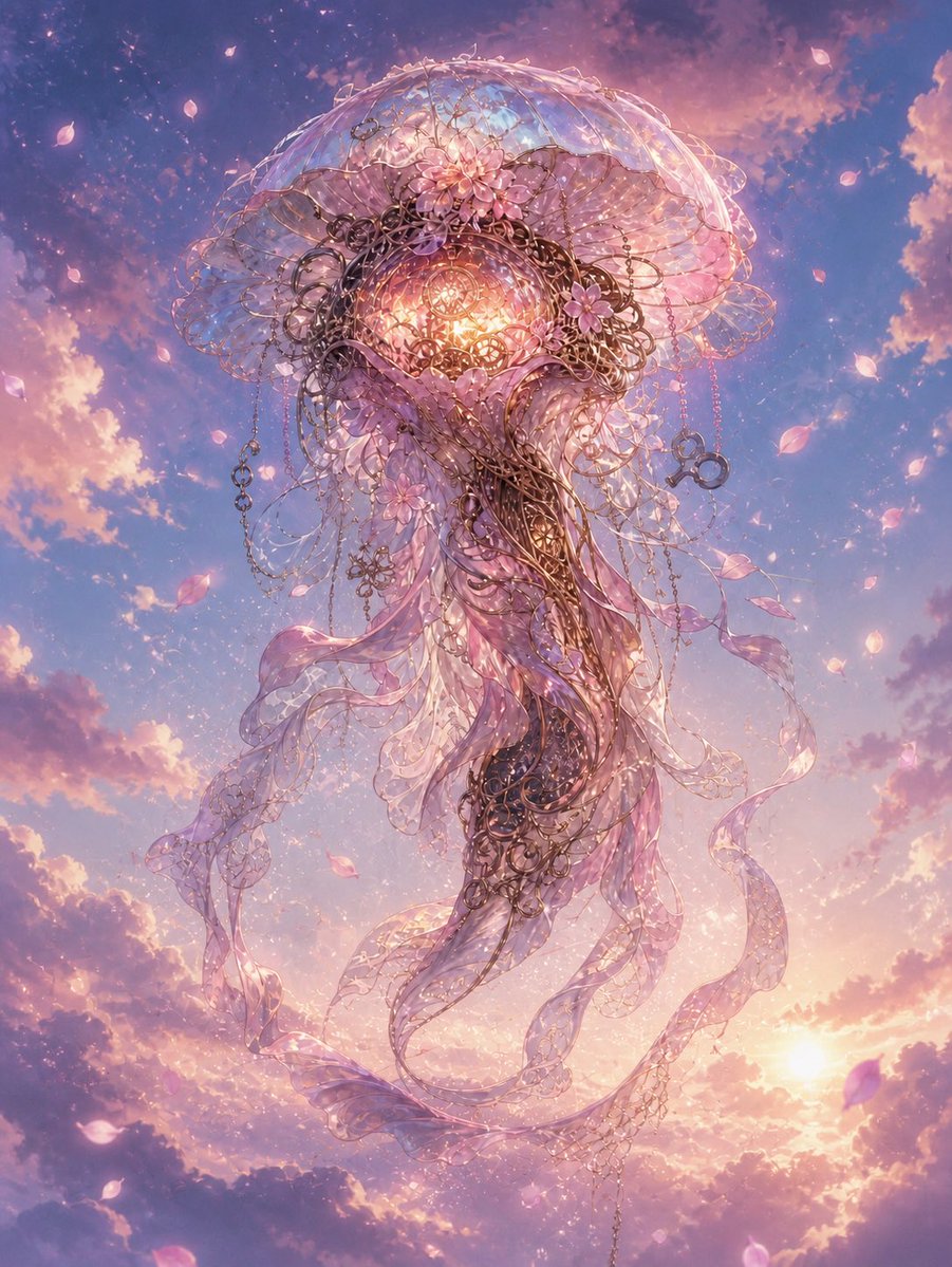 aikenkyuuyou's tweet image. #AIart️️️️️️️️️️️️️️️️️️️️️️️️️️️️️️️️️️️️️️️️️️️️️️️️️️️ 
#fantasy 
#妖精 #fairy 

ファンタジエンス　〜アルテシア〜

残響の妖精　【　サクラミオル　】

春の夕空、桜の花びらが舞う日
空をふわふわ舞う妖精が、涙を空に帰してくれるよ