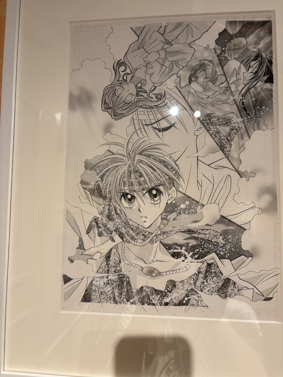 種村有菜先生の原画展です。 モノクロ原稿がメインで展示。 美しすぎる
