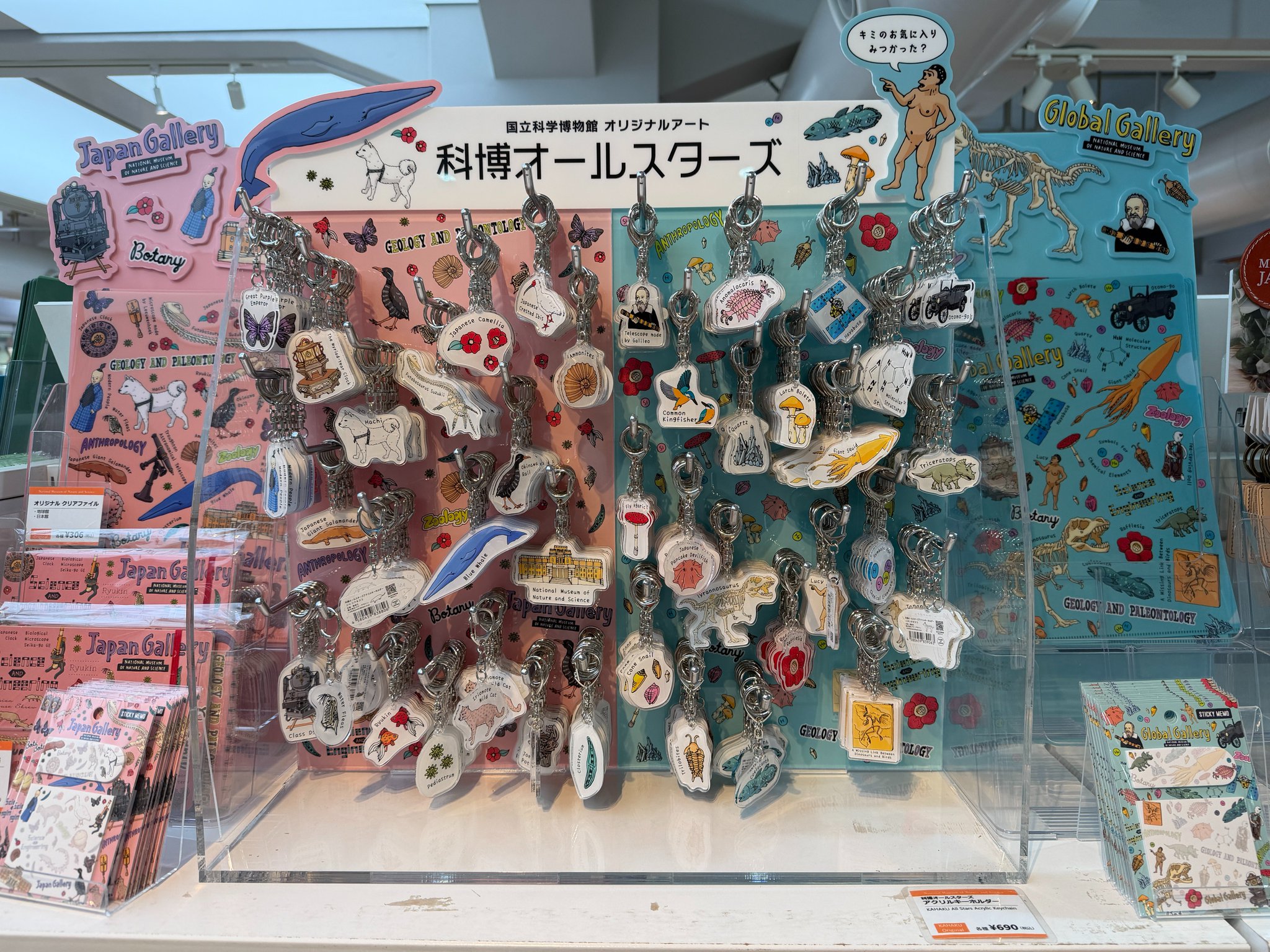 国立科学博物館　オリジナル標本アクリルスタンド全10種セット　コンプリート 国立科学博物館 オリジナル標本アクリルスタンド全10種セット