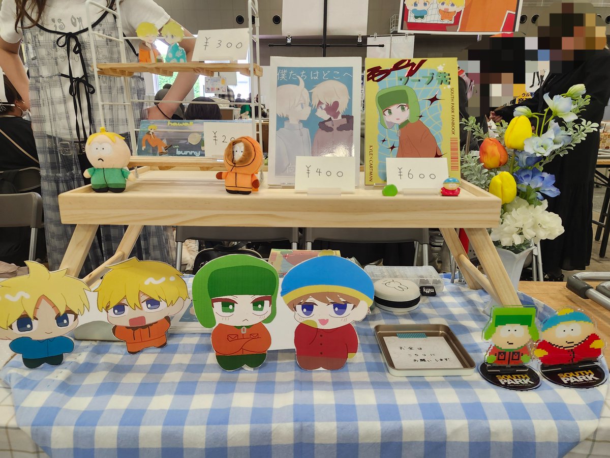 設営完了しました✨売り子さんと一緒にお待ちしております‼️皆様お気をつけて🥰