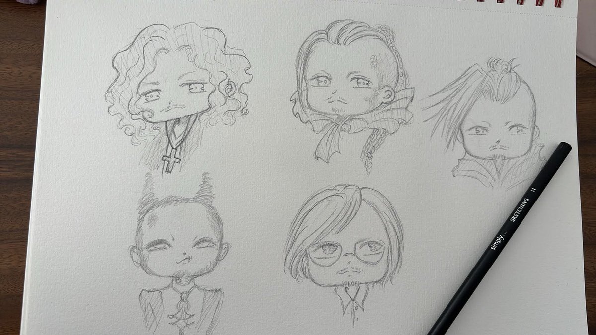 MrsRockhand's tweet photo. Cabecitas de Kaoru 💜🦇

#Sketch 
#Direngrey https://t.co/jVegzDULLO