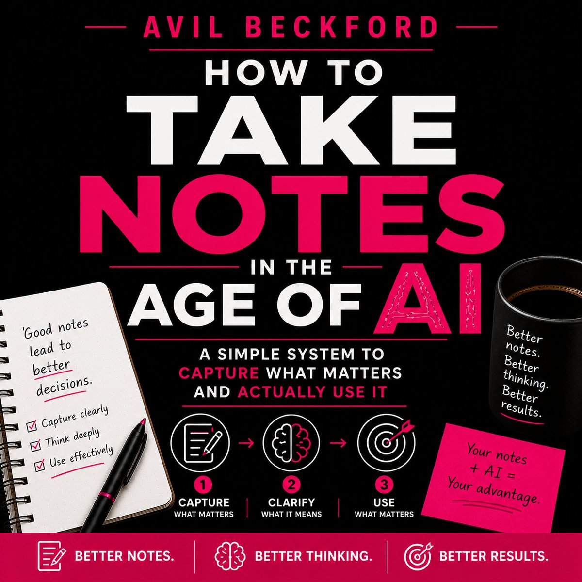 avilbeckford's tweet photo. Buy How to Take Notes in the Age of AI (Simple System) on @Gumroad https://t.co/BVkAoB5wGa @avilbeckford https://t.co/GDS8uNIIlN