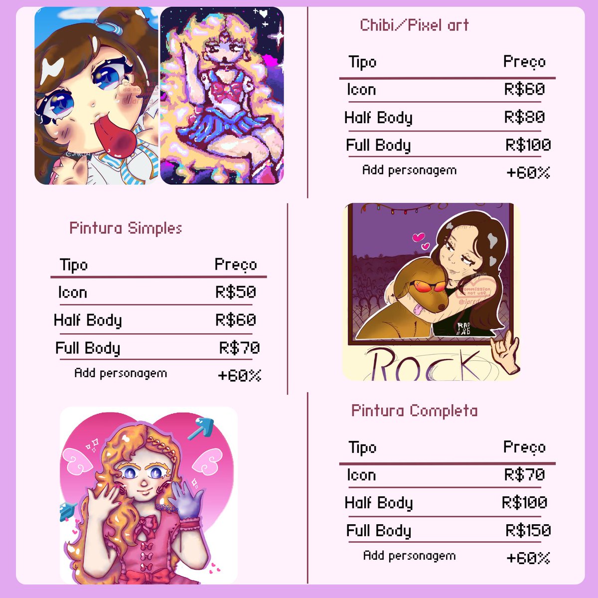 HeyHehoo's tweet photo. I’d like to remind you that my commissions are open!! Here’s my current price sheet!! My carrd and VGen are also included here ❤️ 
✦ https://t.co/GNjoLDip26  
✦ VGen: https://t.co/obNKIDEIZ9 https://t.co/bcqNiekpqQ