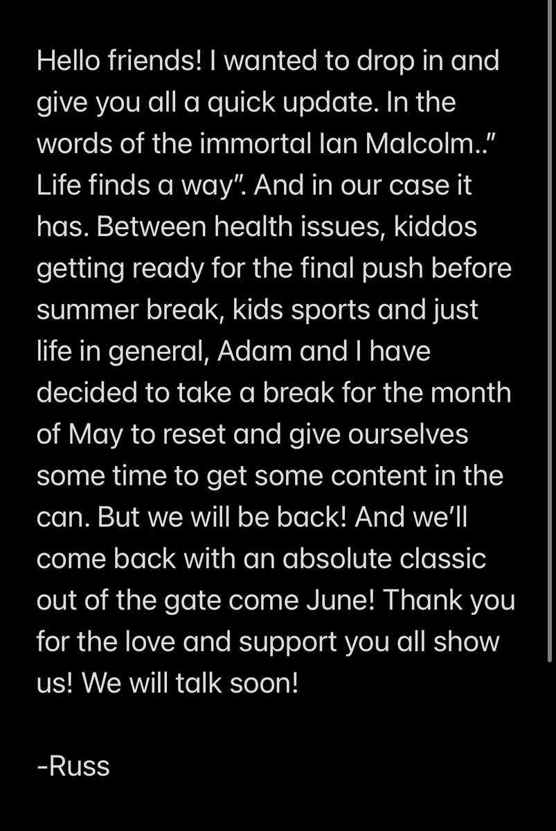 couchbropodcast's tweet image. In the meantime, I’ll be in touch on this page with random thoughts and musing about movies! 
#movies #films #june #brb