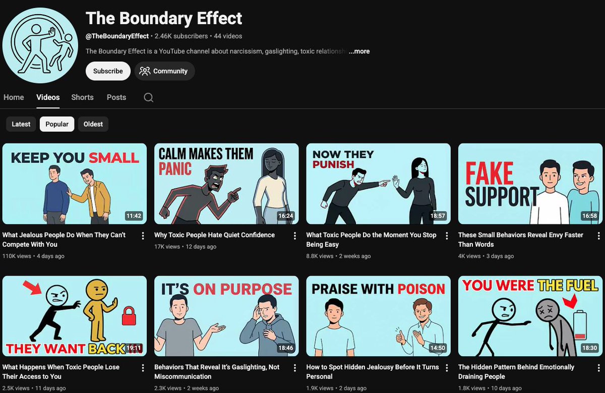 Ytautomation6's tweet photo. 2D animation is still performing 🔥
Why? Relatability = clicks
If people see themselves in the video… they watch 😳
This channel likely got monetized in under a month 🚀
👉 Simple visuals, strong ideas, consistent uploads
💬 Want to start? Comment “2D” or DM 📩
📲+44 7447 959389 https://t.co/CdbFCBjp4D
