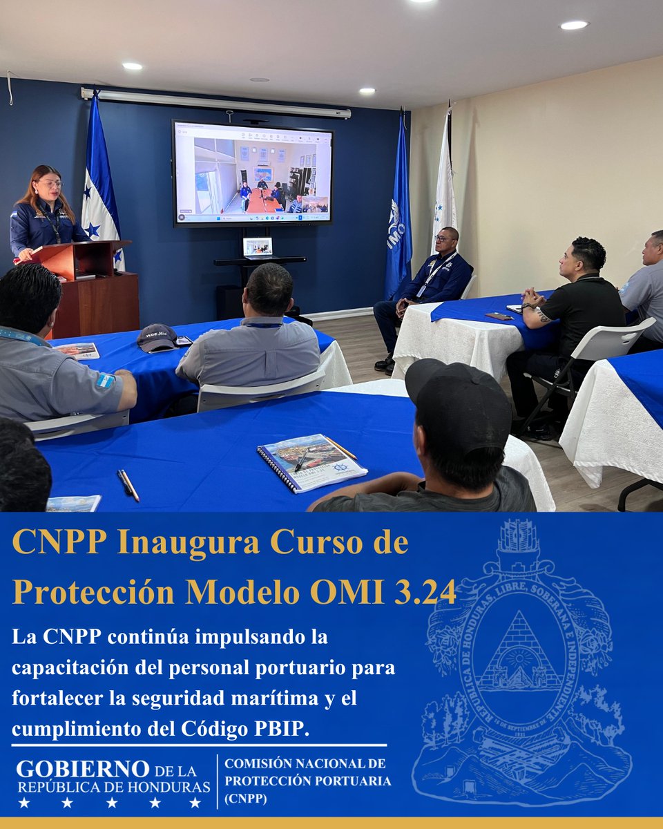 Comisión Nacional de Protección Portuaria tweet media