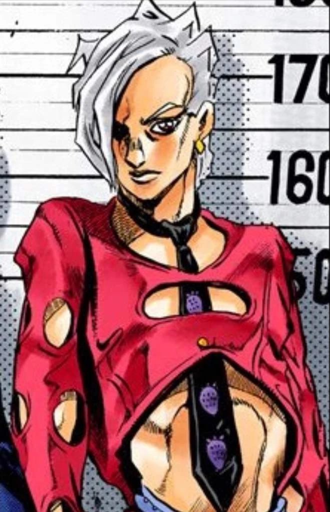 ShmemULock's tweet photo. the same vibes and eye feel as some shots from Breaking Bad. Again, it’s the colors of the MANGA, everything is subject to change, I mean look at Fugo’s Shueisha colors, imagine if they animated that. Ultimately reading black and white is better, but I’m just gonna let em cook. https://t.co/ZxzbTrlU0m