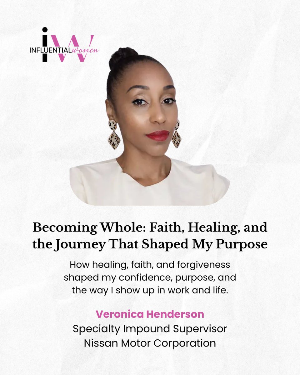 Influential_Wom's tweet image. Influential women become whole through the journey, not despite it.

Veronica Henderson shares how faith and healing shaped her purpose.

Read more:
influentialwomen.com/blog/becoming-…

#InfluentialWomen #FaithJourney #Healing #PurposeDriven