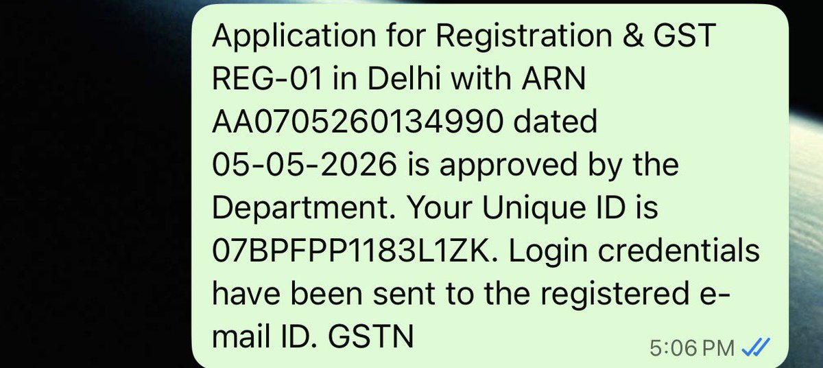 Goswamiajay02's tweet photo. @Infosys_GSTN Yesterday GST REG-01 is approved but one time password mail not yet received on registered email I’d due to which not able to create login credentials @nsitharamanoffc @gstindia https://t.co/nW6FpHyMg8