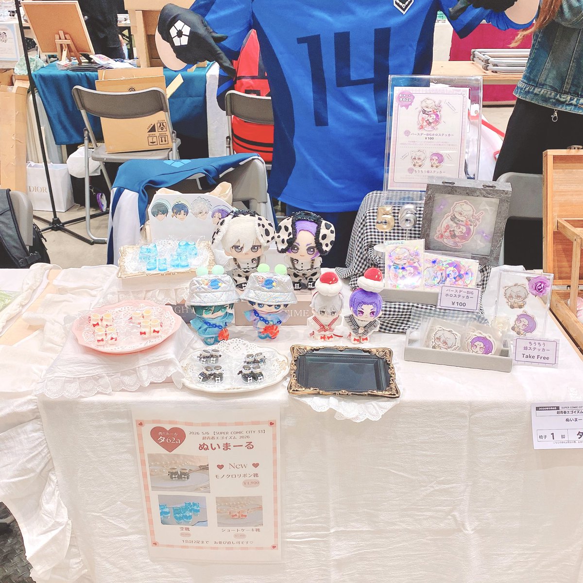 PoKoPoKKoo's tweet photo. 設営出来ました💓
開場後10分ほどは不在ですので、ゆっくりお越しくださいませ🎀🙏🏻 https://t.co/kkbQN6LrVk