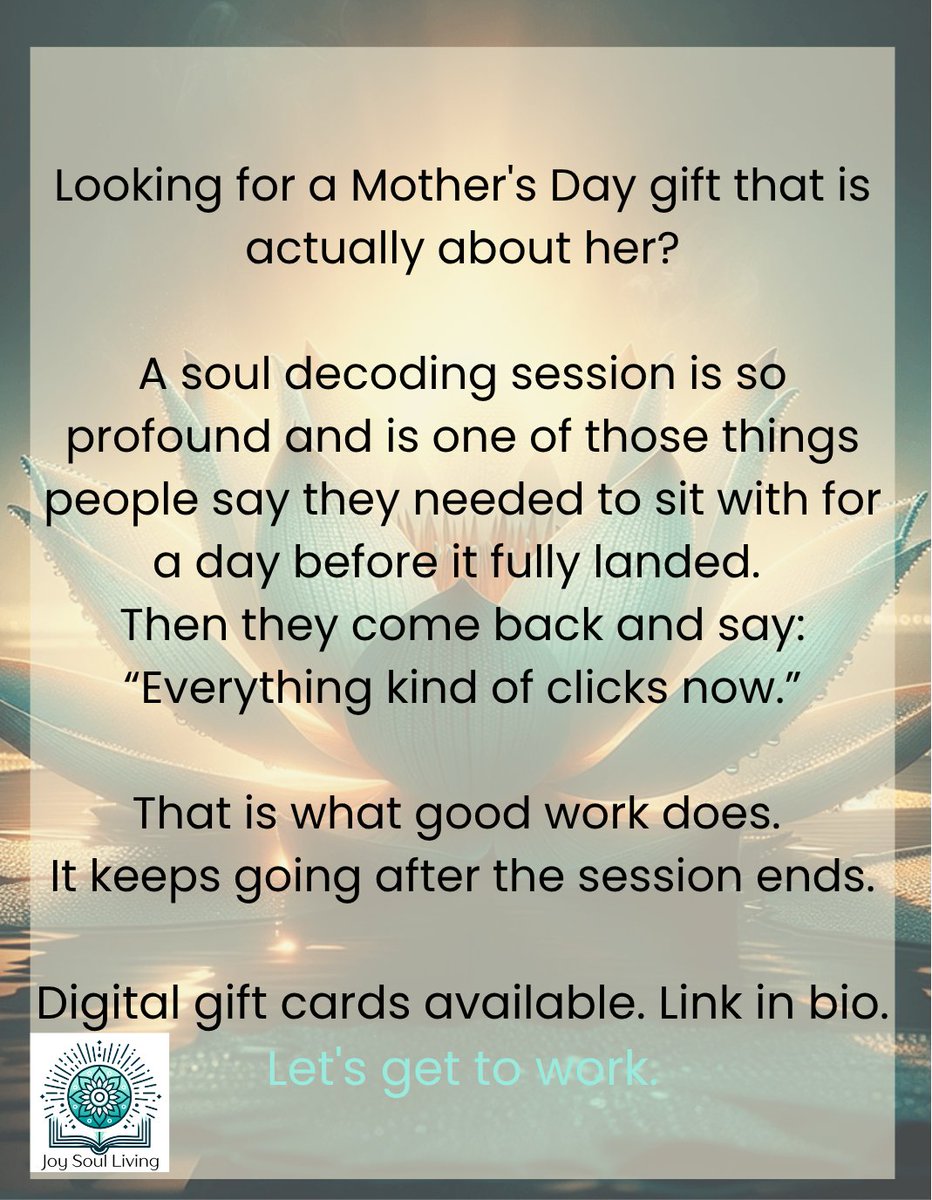 ErinCelise's tweet photo. https://t.co/UVUS3MLO2h — The answer goes further back than you think.
#SoulDecoding #AkashicRecords #SoulPatterns #WhyDoesThisKeepHappening #SoulMemory #PatternWork #SpiritualClarity #MothersDay #GiftIdeas #JoySoulLiving https://t.co/9MUhcnwH0Z
