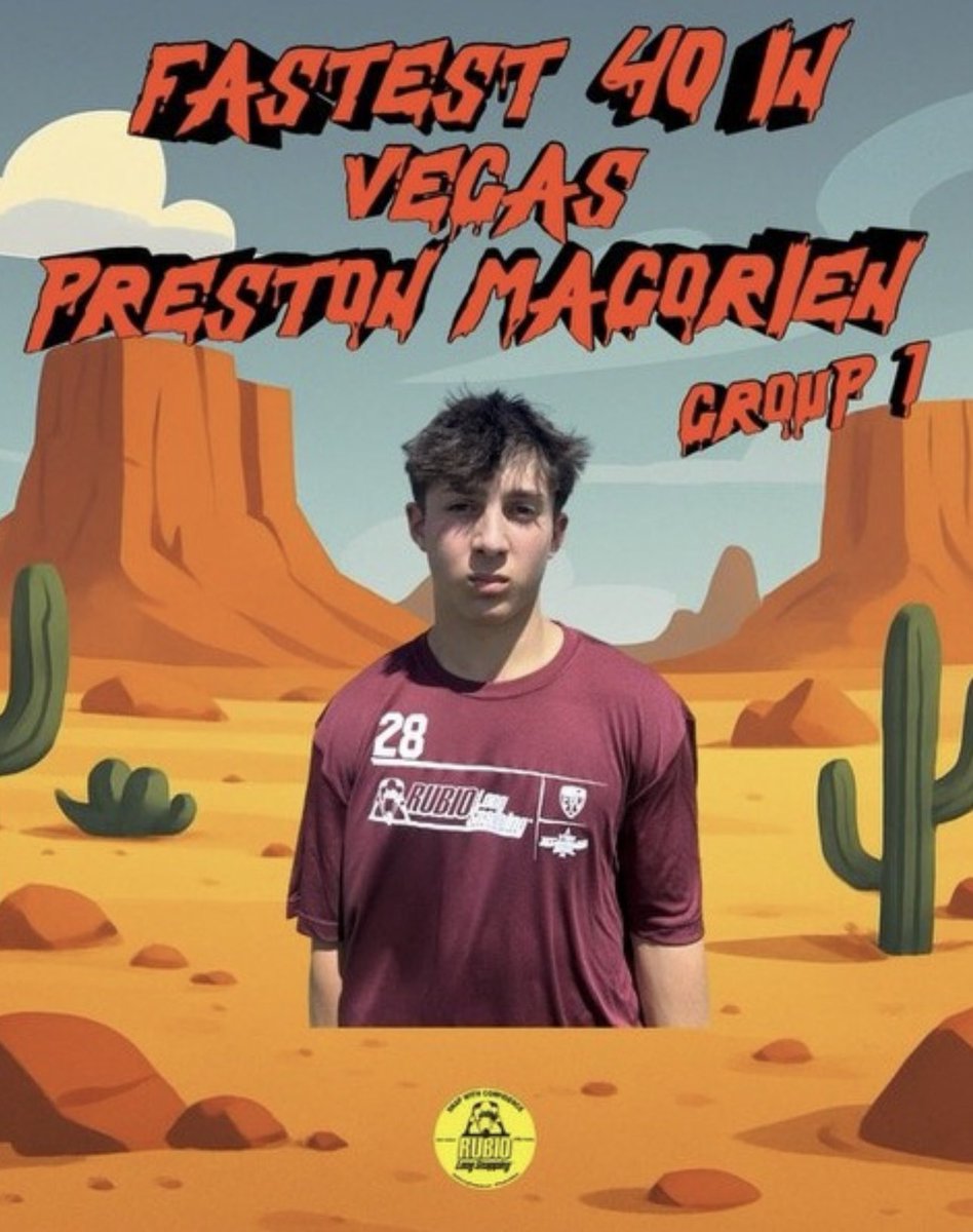 PMagorien75002's tweet photo. Had a great time @TheChrisRubio Vegas 48, my snap charting was solid, and I dominated in the speed/combine drills! @COACHSLOCUM @bo_orlando @FBCoach_Spoon @LekSullivan @CruzARubio @ZackJenkins99 @Landon_Molen https://t.co/7RYKc5LPDq
