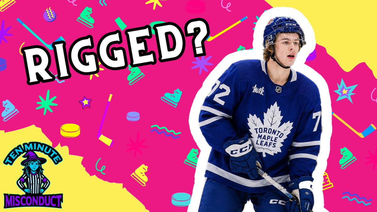 Puck_Witches's tweet photo. Happy Tuesday! A new Ten Minute Misconduct just went out!

We reacted to the 2026 NHL Draft Lottery! Enjoy our real reactions to this year's winner, and what this means going forward for some big teams.

Hope you enjoy!
#NHL #GavinMckenna #TorontoMapleLeafs #NHLDraft https://t.co/RewkbvbrfV