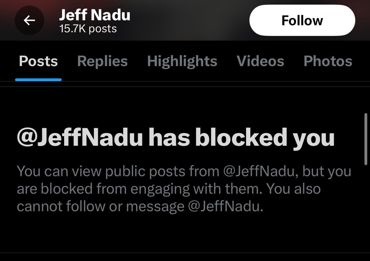 FadeUsDave's tweet photo. Softest block in history of this app 😂 

#NADU 
#TeamChristopher https://t.co/AmQtbGmuB6