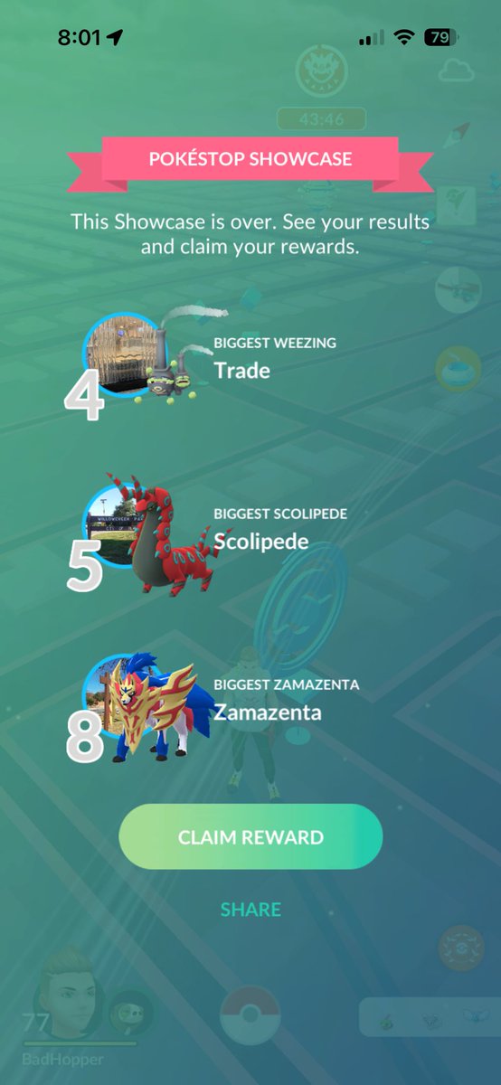 badhopper's tweet image. Meh showcase #PokemonGO