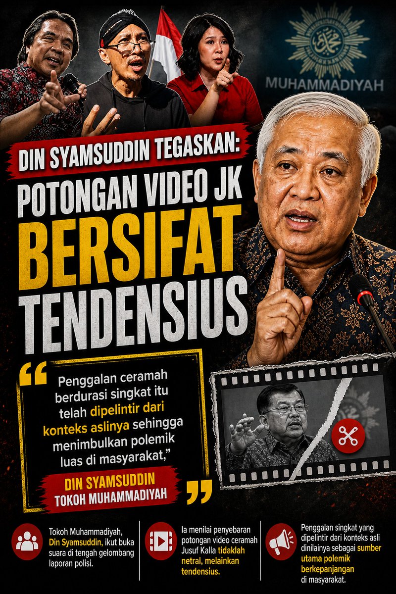 PafaRoTTe's tweet photo. Narasi yang dibangun Grace Natalie terlihat bukan sekadar keliru, melainkan upaya menggiring opini dengan memelintir fakta demi menyerang Jusuf Kalla melalui isu agama yang sensitif. 

#PenjarakanGraceNatalie
@prabowo
@ListyoSigitP
@DivHumas_Polri https://t.co/XvYzaB0PV5