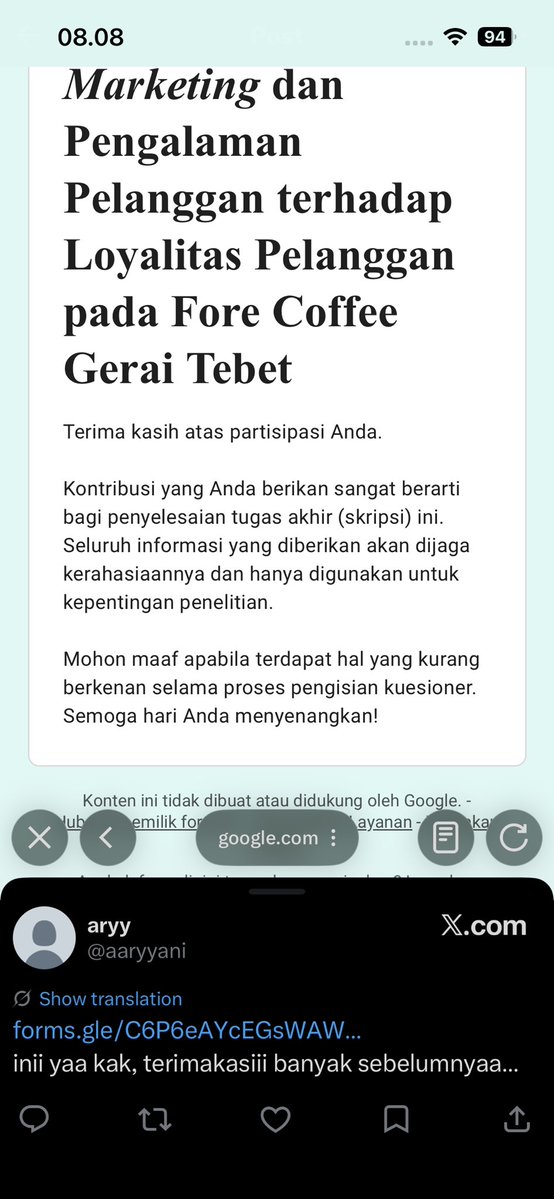 Angel cari 400 responden tweet media