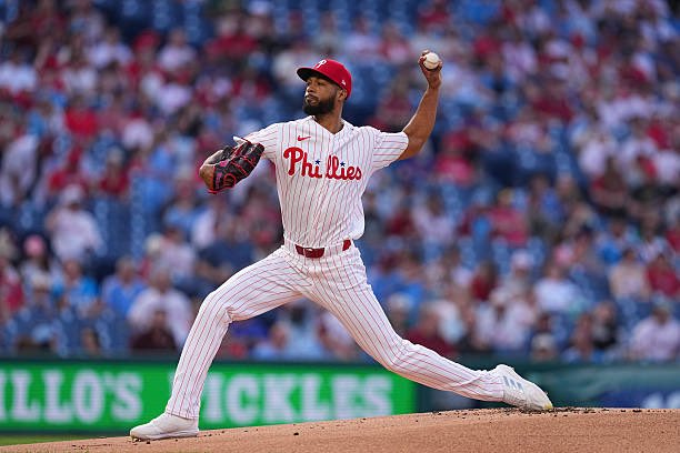 Cristopher Sánchez tonight: 8 IP 3 H 0 R 1 BB 10 K 97 pitches (69