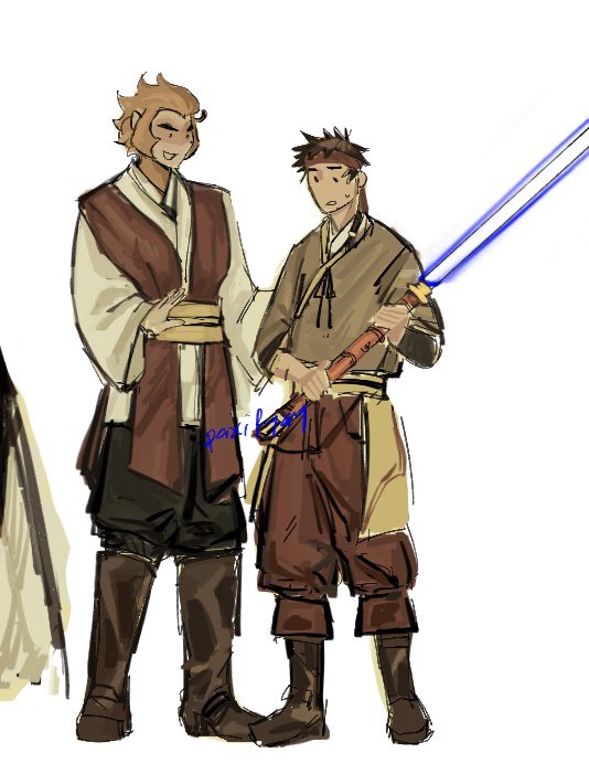 Embarrassing amount of thought given to the lightsaber color