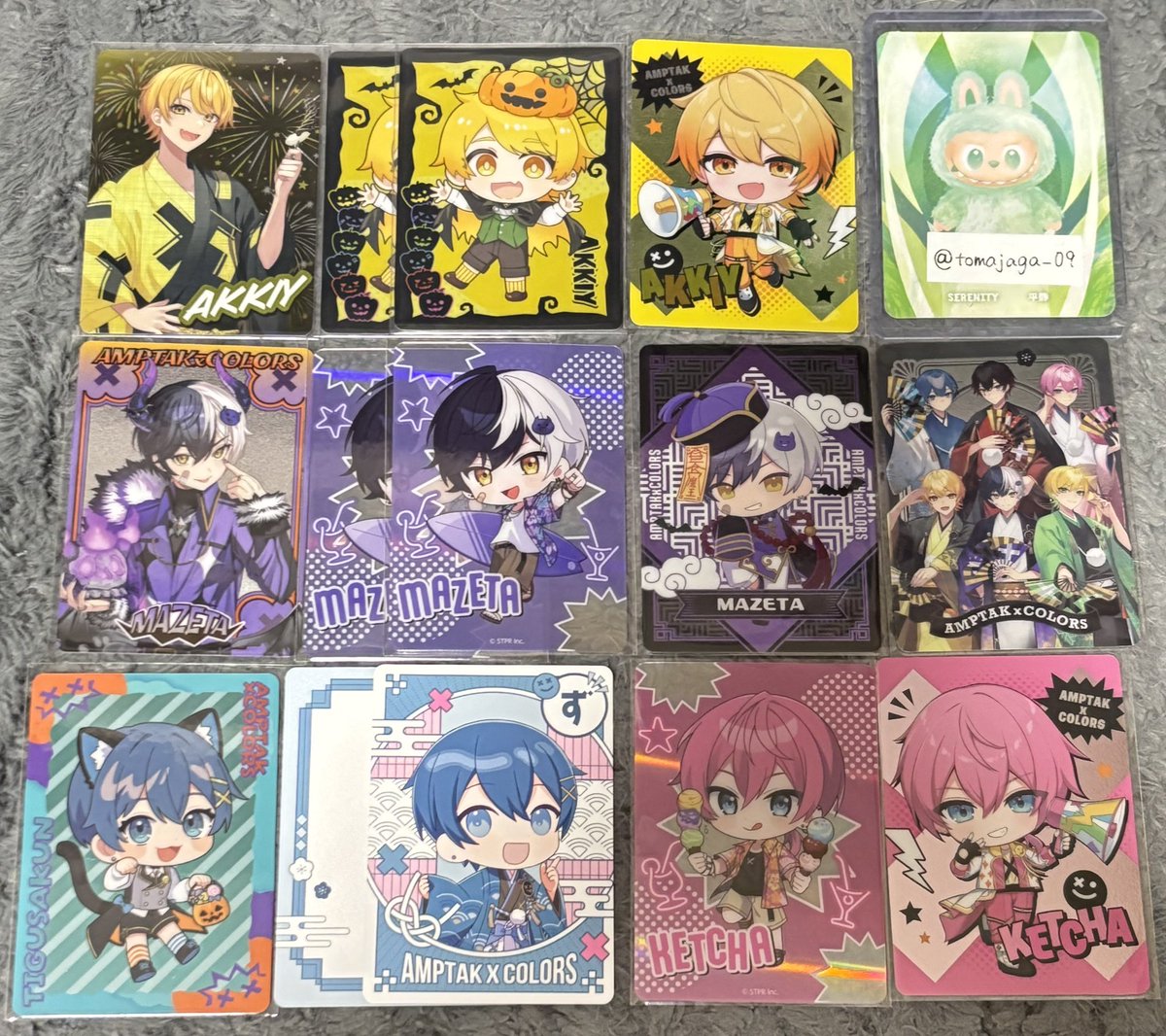 tomajaga_09's tweet photo. 【  #AMPTAKグッズ交換 】

譲　💛💜💚💙❤️🩷(1~6枚目)
求　💚固ツイ(👑優先)
郵送のみ📮

同種・異種交換可能です。
交換条件の良い方、纏めての方優先させていただきます。
お気軽にお声掛けよろしくお願い致します(  . .)" https://t.co/ySjCWZRFZc