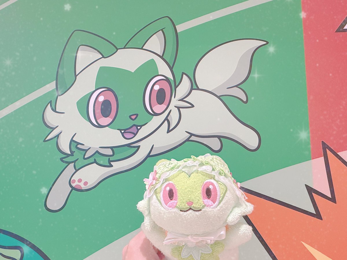 サテライトも見てきたよ🎶 前回行った時はニャオハ不在だったから