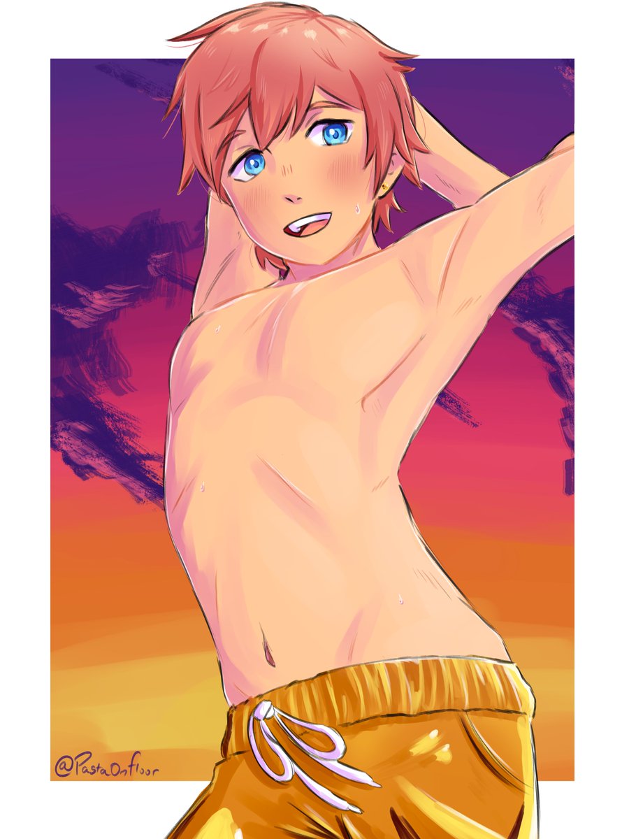 PastaOnFloor's tweet photo. Happy golden week, my pastalings!! I had to get a Satori out in time for uhhh... whatever golden week is about. Is it even still golden week??
#DDLC #MCSato https://t.co/AgliWbuzLd