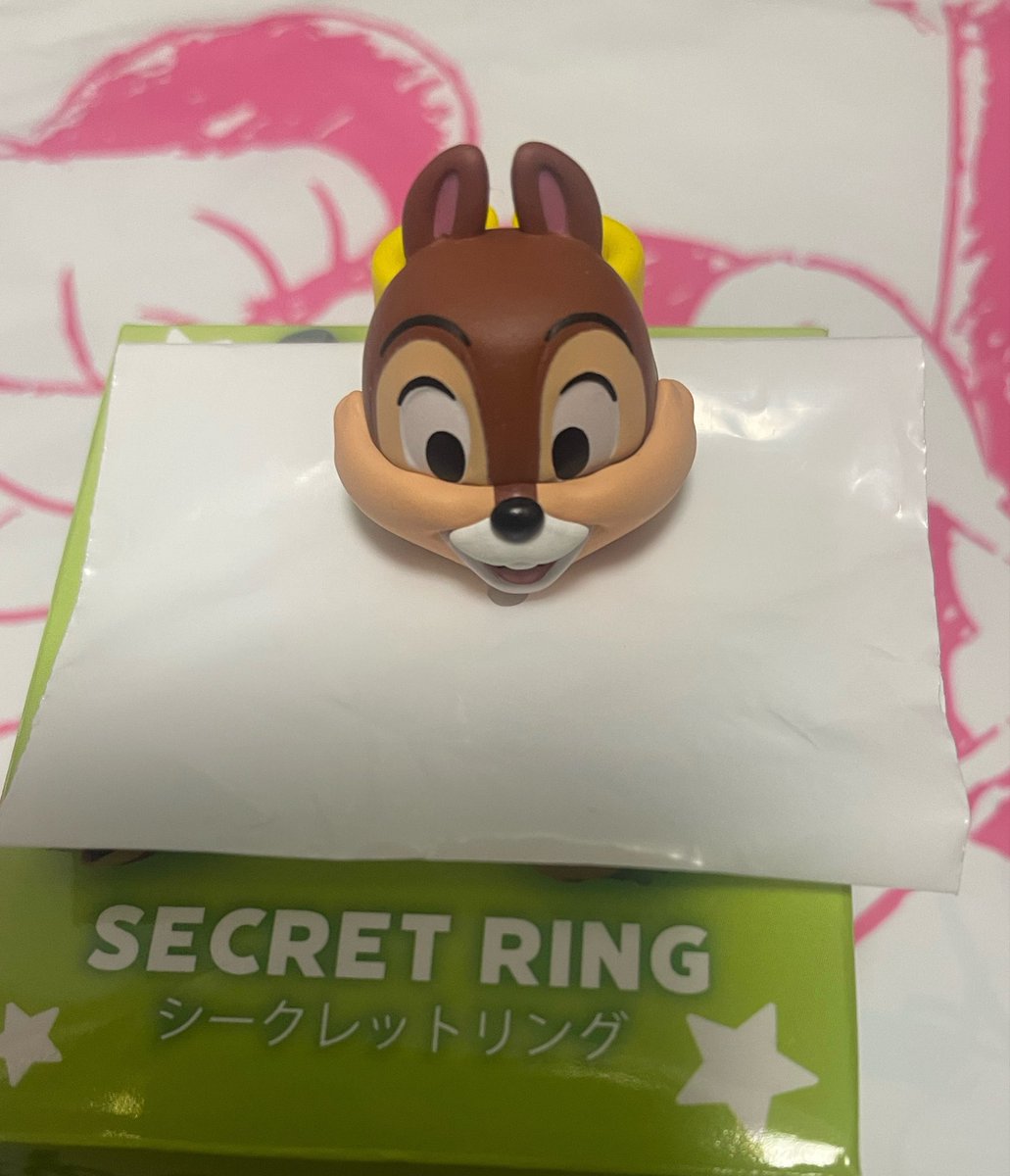 th95nk05's tweet photo. ディズニー　シークレットリング　ディズニーストア

譲　チップ
求　デール

お互いプチプチ二重＋水濡れ防止→郵送
お気軽にお声掛けください(⁎ᴗ͈ˬᴗ͈⁎) https://t.co/ZLYYN6oLfW