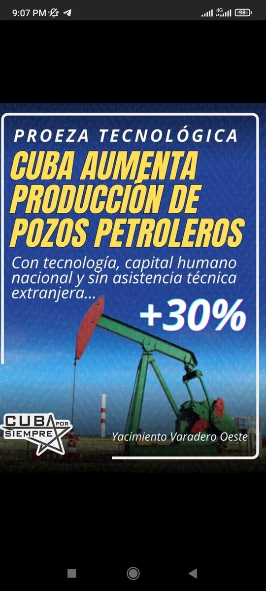 🇨🇺 Técnicos de CUPET culminaron exitosamente una compleja operación de intervención en los pozos horizontales 101 y 102 del yacimiento Varadero Oeste, uno de los más importantes del país. #CDRCuba #PorCamagüeyTodo