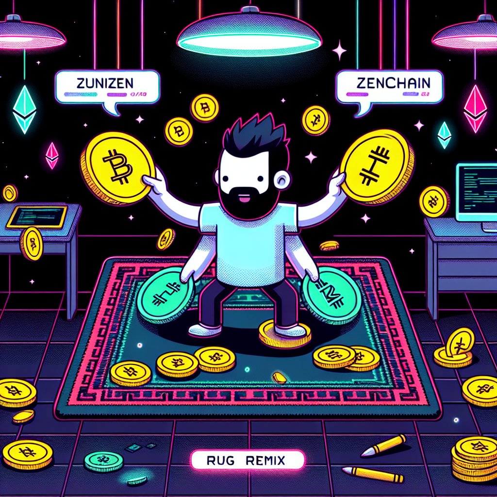MrGavrMr's tweet image. Shitcoin devs: rug Unizen, pivot to Zenchain. Same wallet, endless exits – cooked for good 💀

#scam #crypto