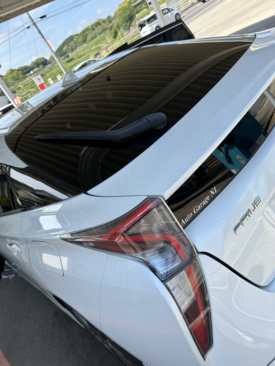 satoshi0693's tweet photo. (￣^￣ゞ
洗車完了‼️
さてさて、ガソリン入れてから、ドライブ🚗³₃に行こー
 #PRIUS50 
 #洗車
 #ドライブ https://t.co/xZMUUaFH69
